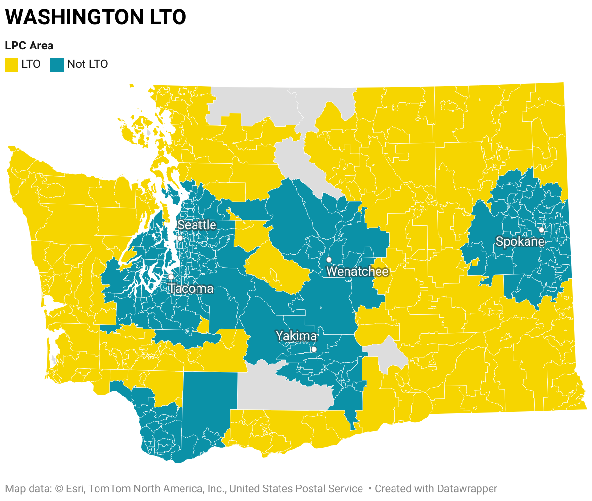 Washington Rtpo Map Washington State LTO & S&DC update | Save the Post Office