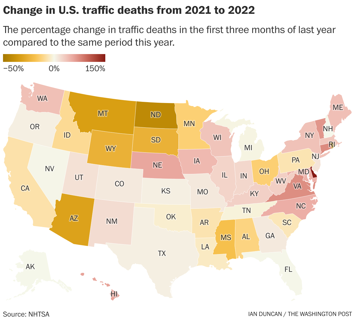 Traffic deaths jumped in early 2022, hitting 20year high The