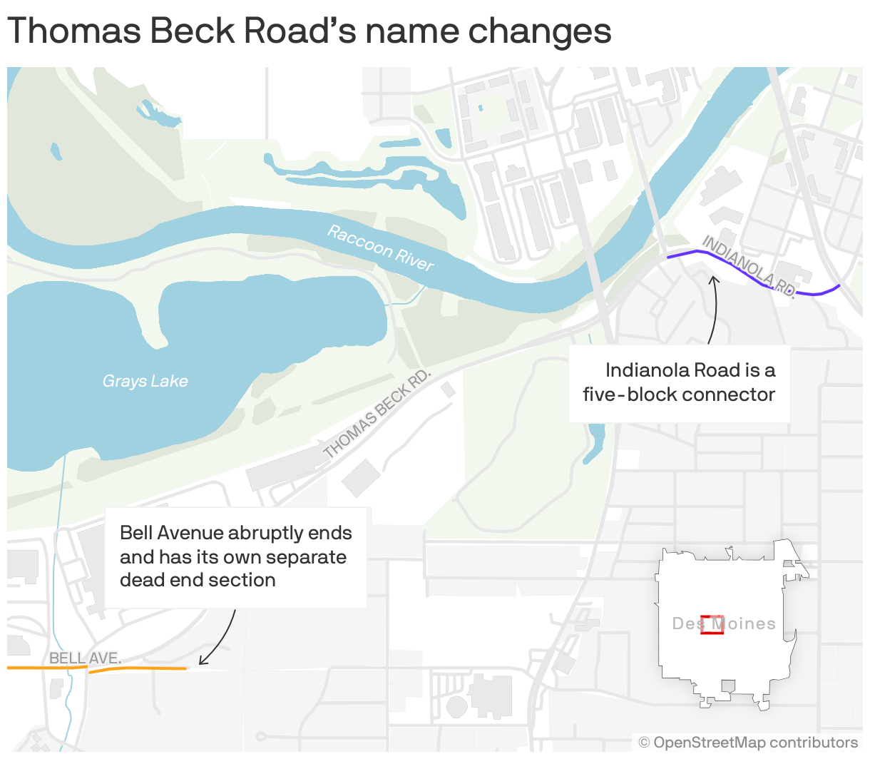 Thomas Beck Road’s name changes