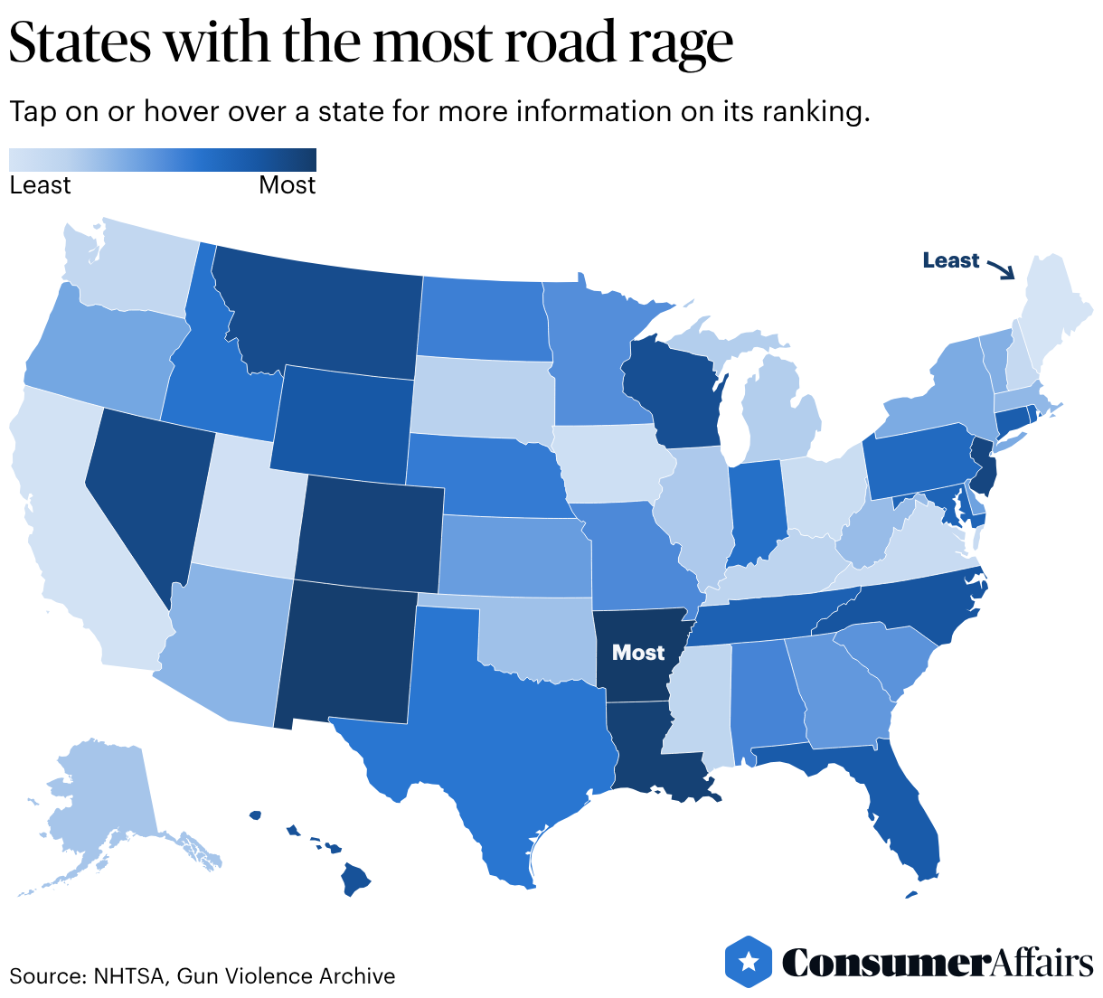 Rage State States With the Worst Road Rage in 2026