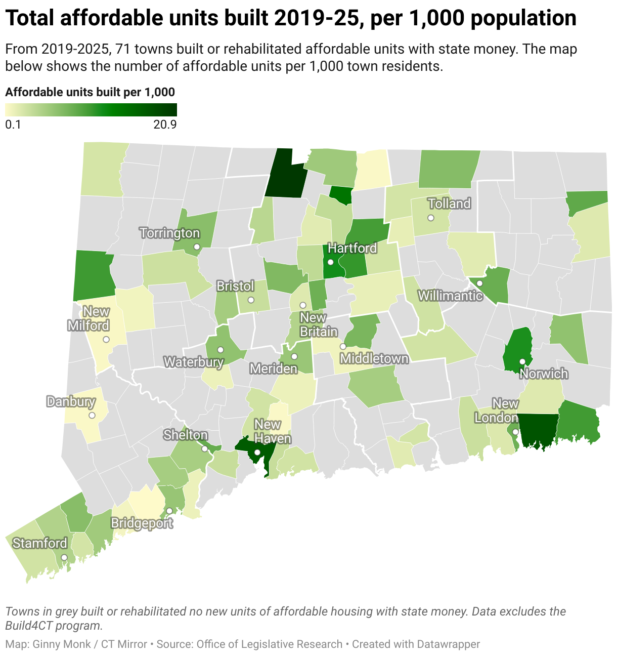 Much of state-funded affordable housing in CT is rehabbed property