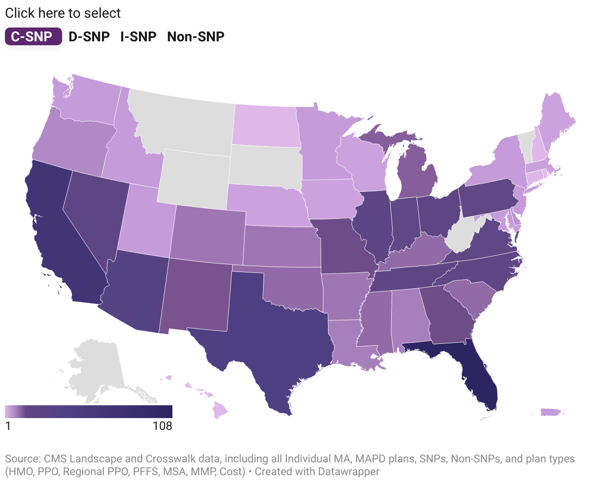 Choropleth map