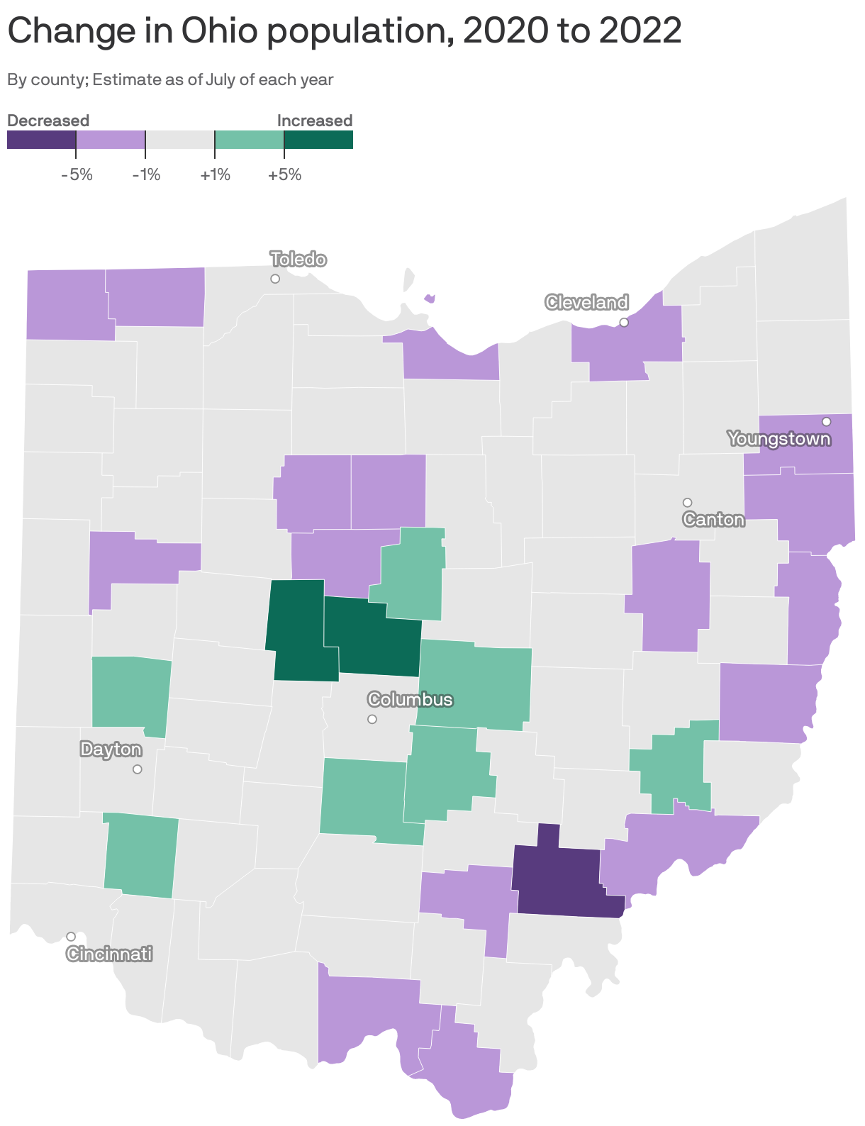 Franklin County's pandemic population dip now on the rebound Axios