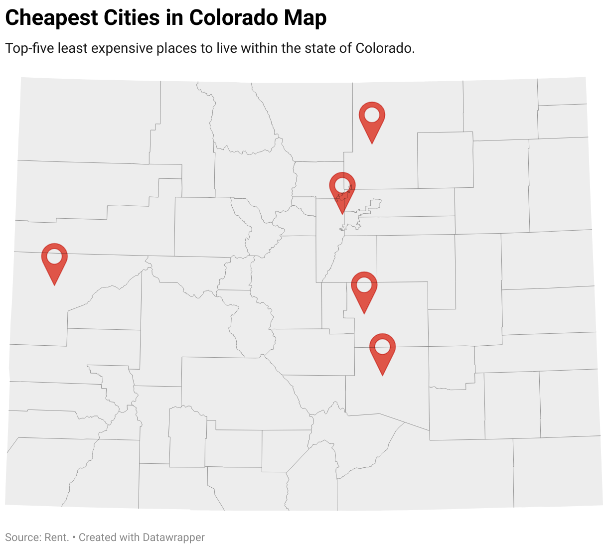 Cheapest Places to Live in Colorado