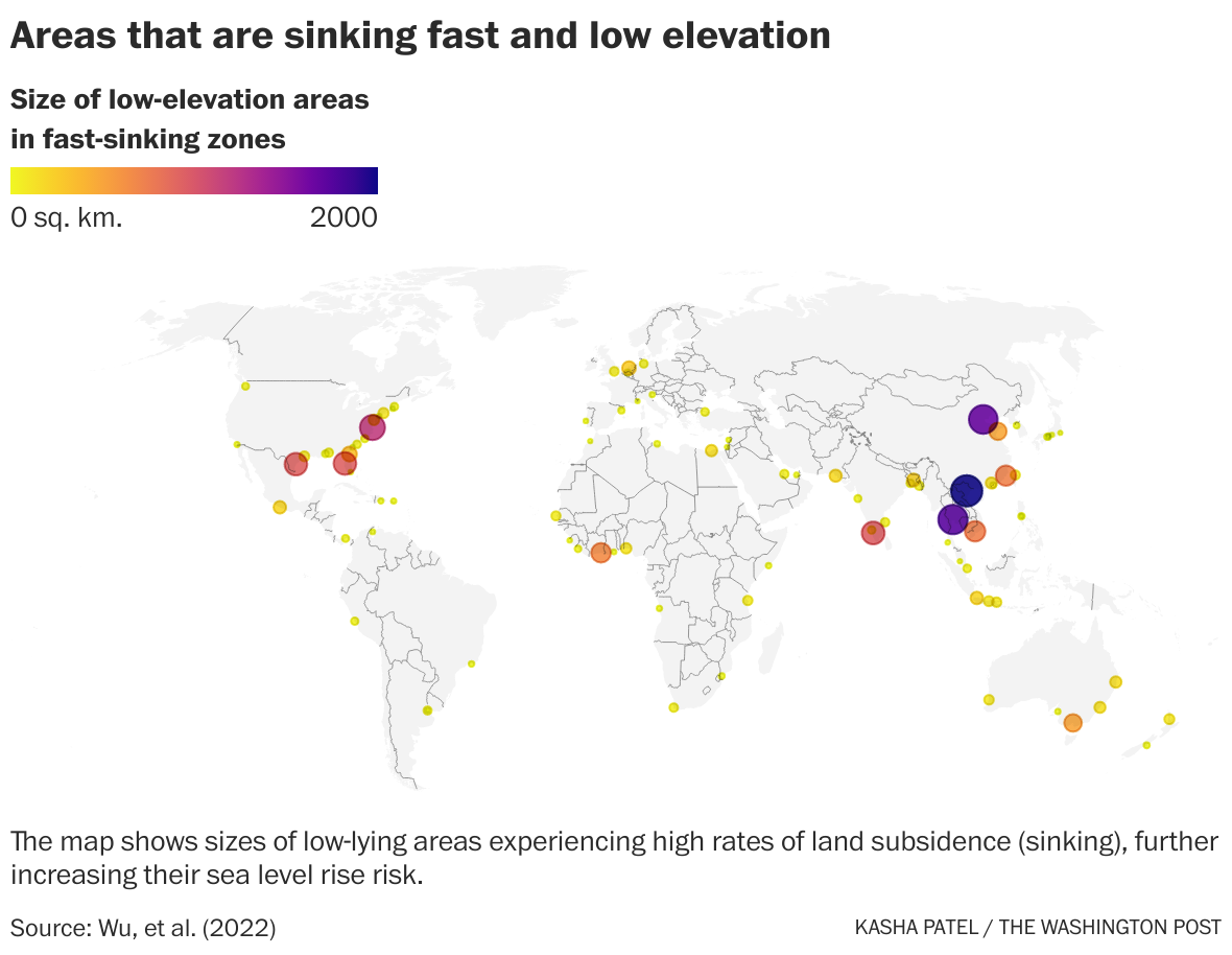 Is Savannah Sinking? Major Hotspots Sinking Due to Subsidence