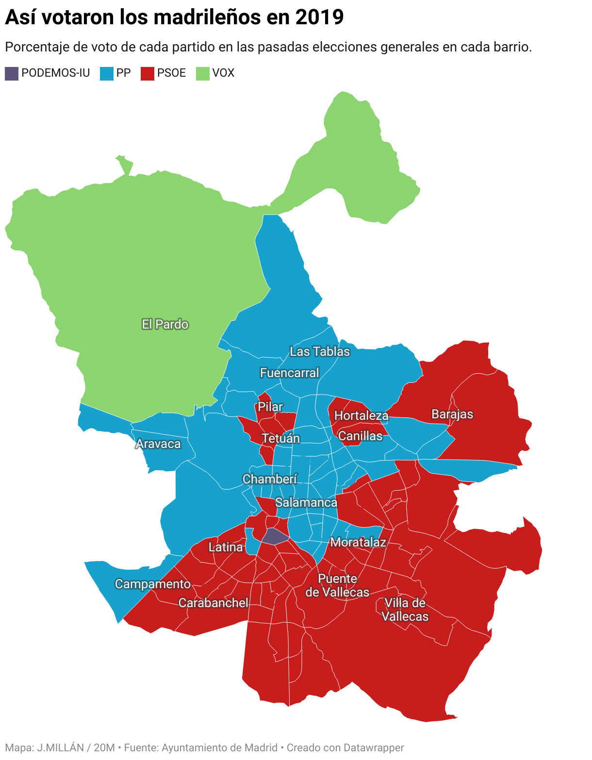 Qu Votaron Los Barrios De Madrid En Las Elecciones Generales De 2019   Full 