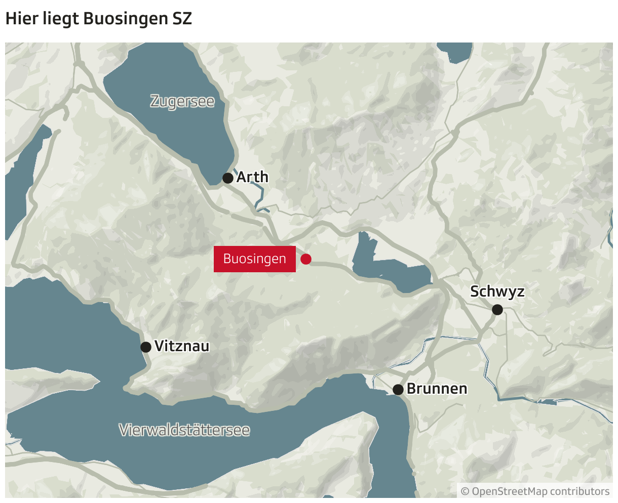 Hier liegt Buosingen SZ (Locator-Karte)