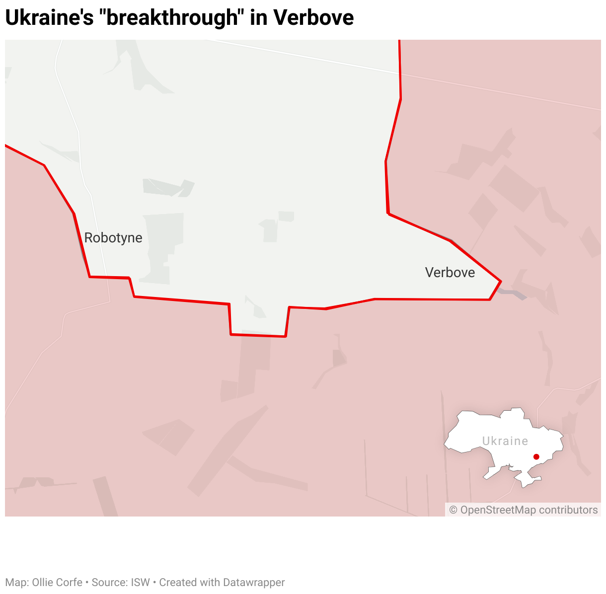 Map of Ukraine counteroffensive.