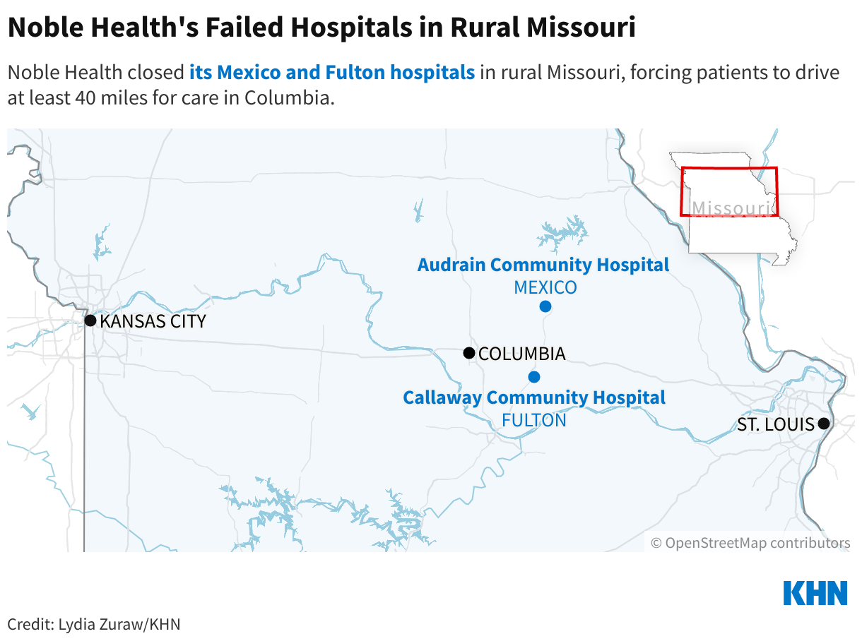 Noble Health's Failed Hospitals in Rural Missouri