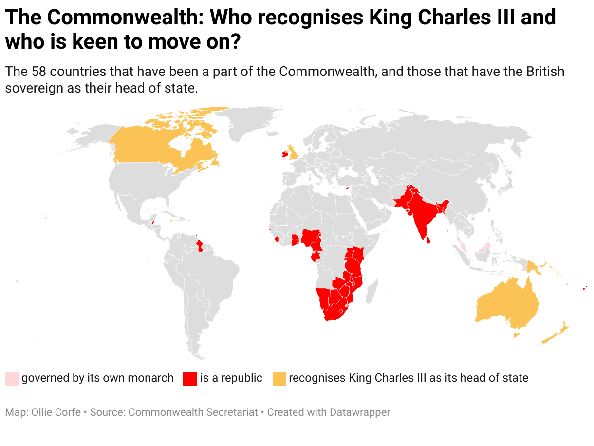 Map of Commonwealth movers and shakers.