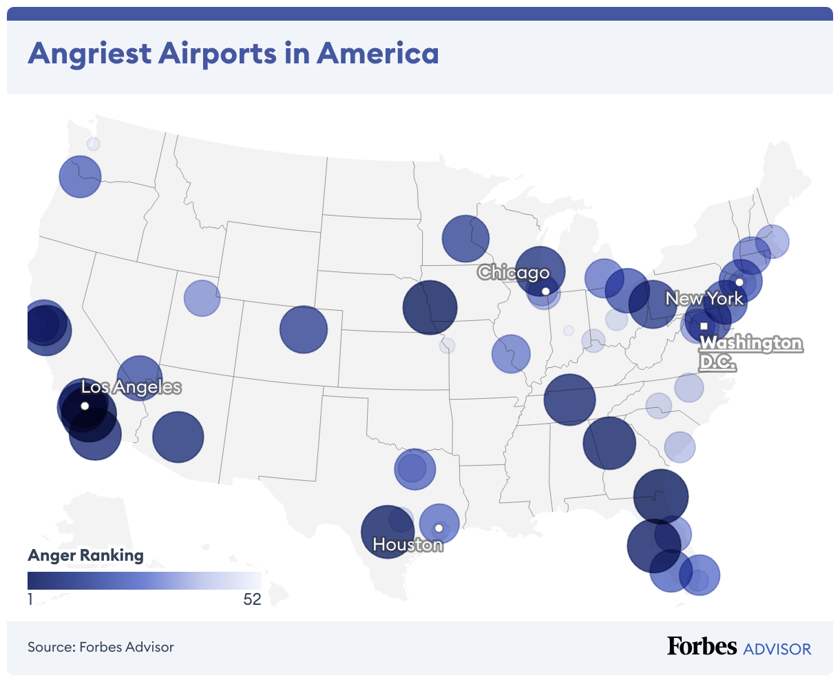 airports in america map