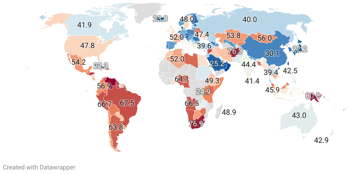 Crime Rate By Country 2024