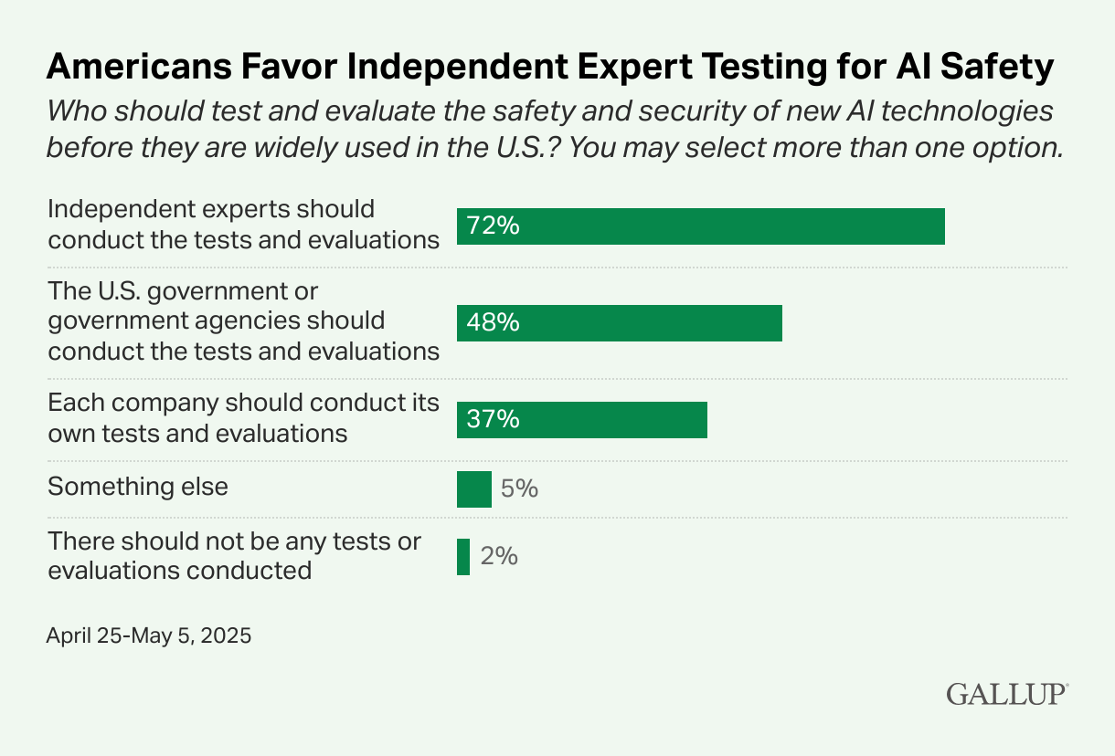 Americans Prioritize AI Safety and Data Security