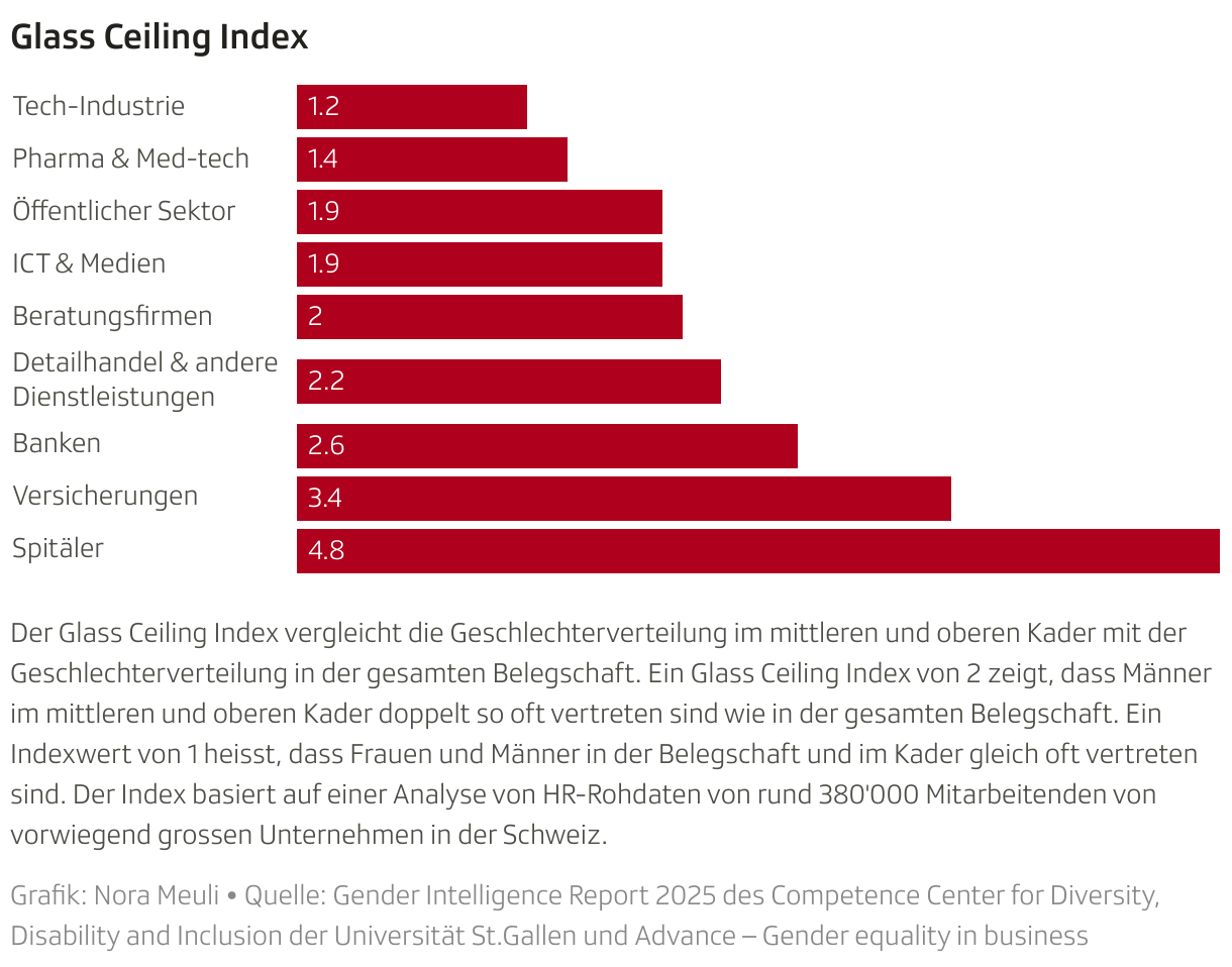 Glass Ceiling Index (Balken)