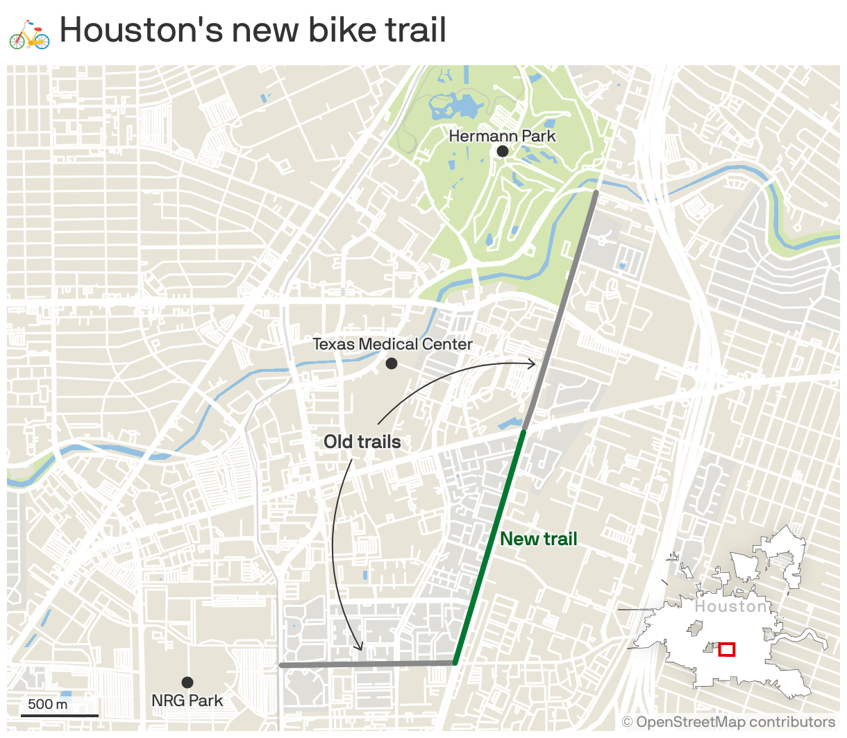 🚲 Houston's new bike trail