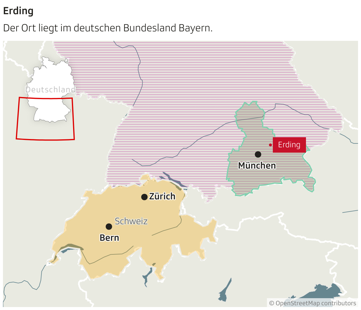 Erding (Locator-Karte)