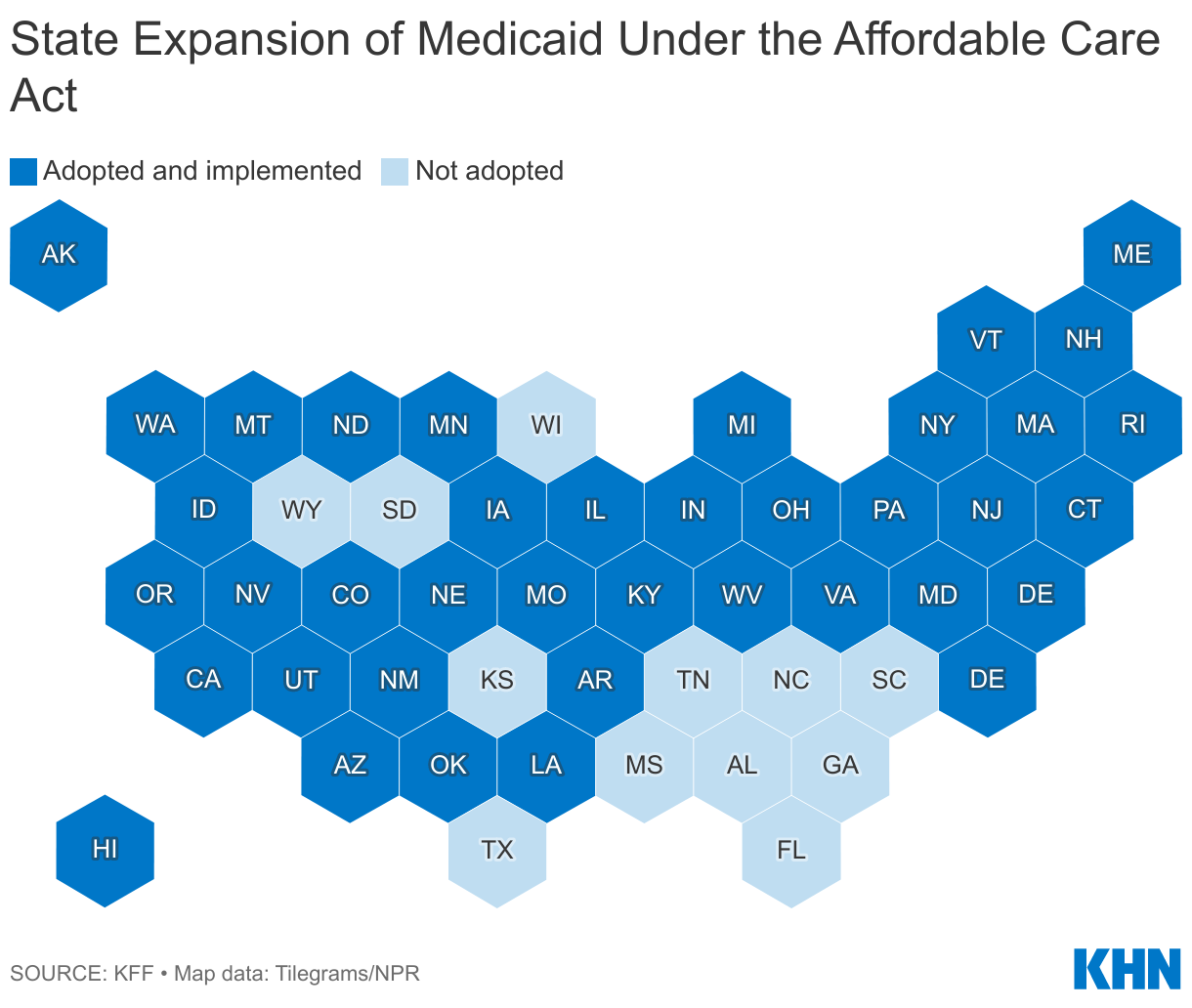 State Expansion Of Medicaid Under The Affordable Care Act