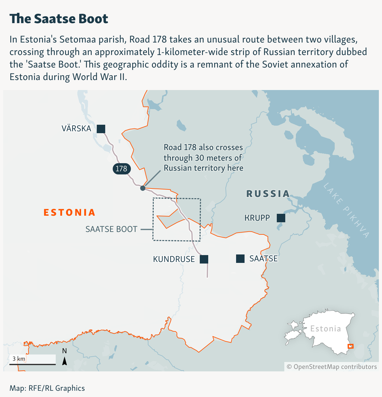 The Saatse Boot (Locator map)