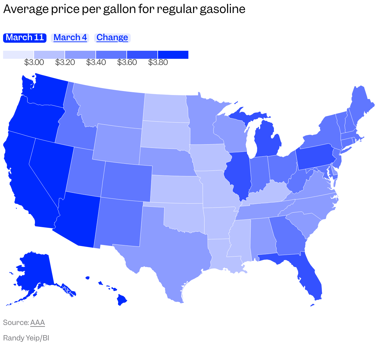 Choropleth map