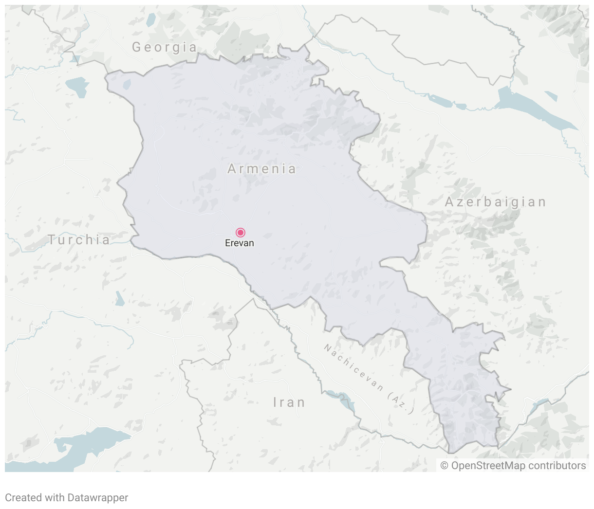 Prima della resa del Nagorno-Karabakh, la regione appariva così