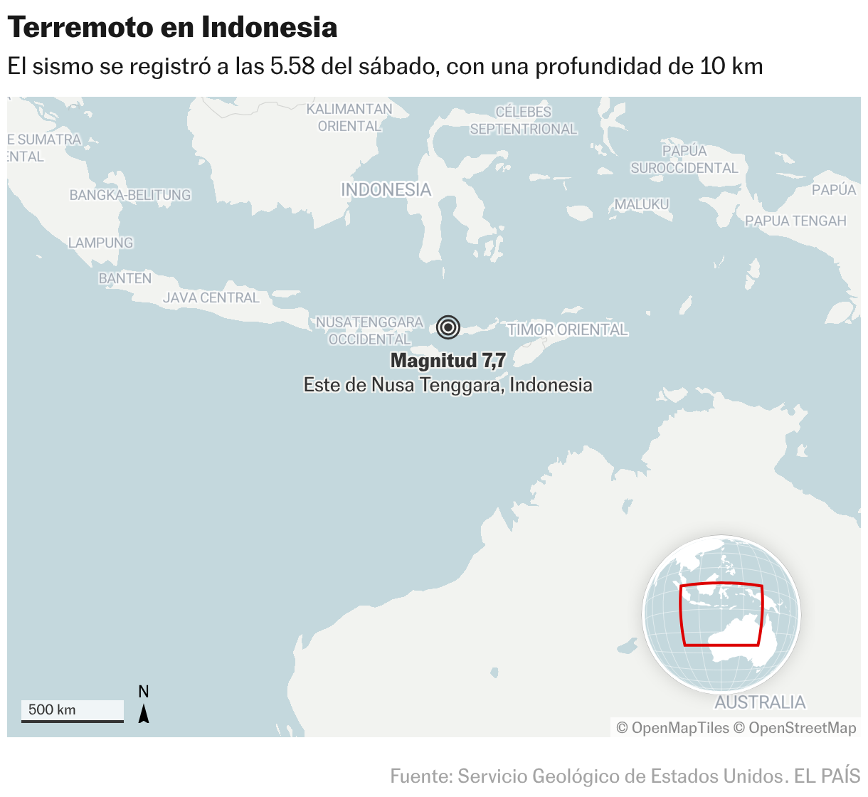 Terremoto en Indonesia (Mapas de ubicación)