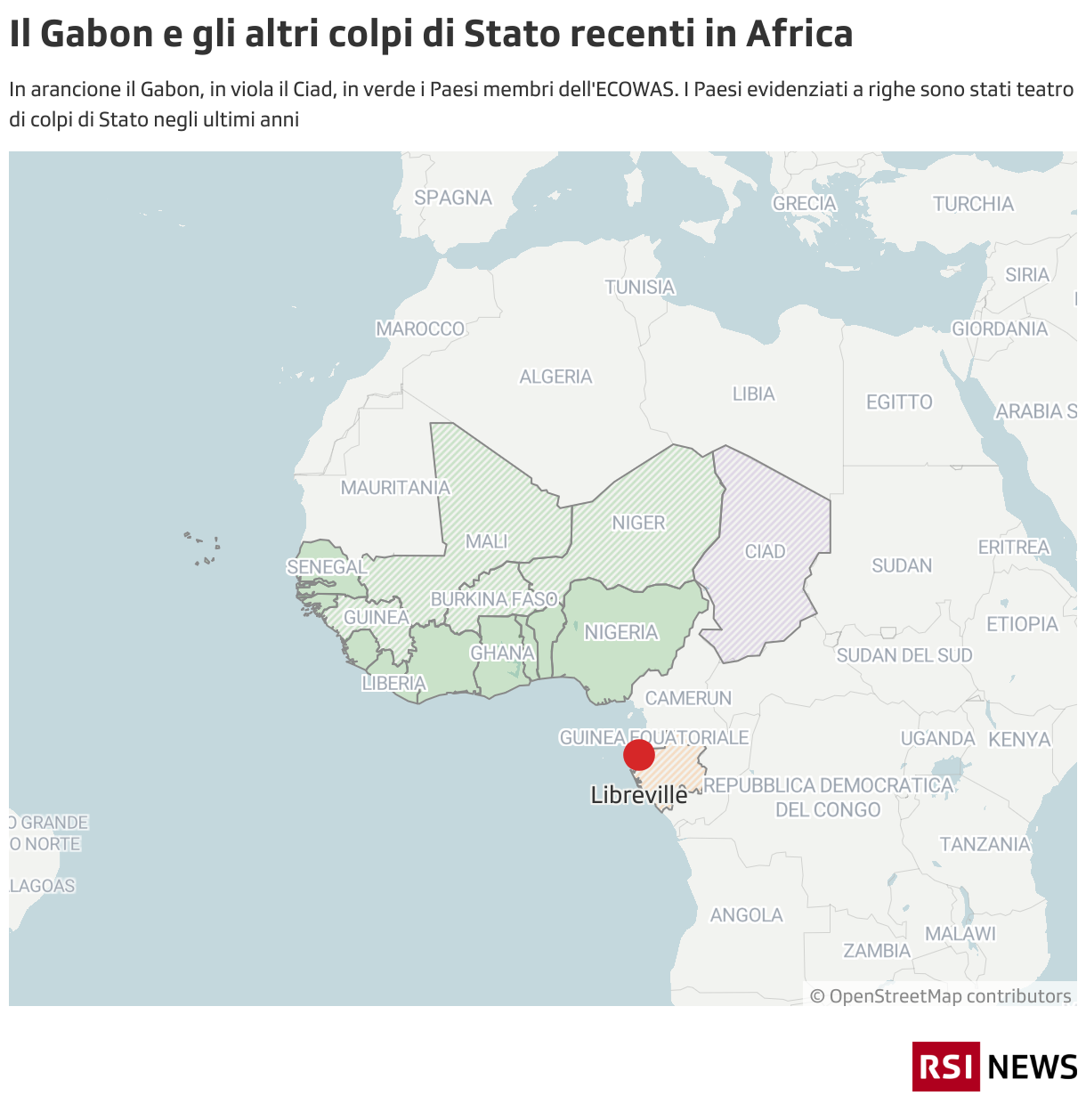 Tentativo Di Colpo Di Stato Militare In Gabon - RSI