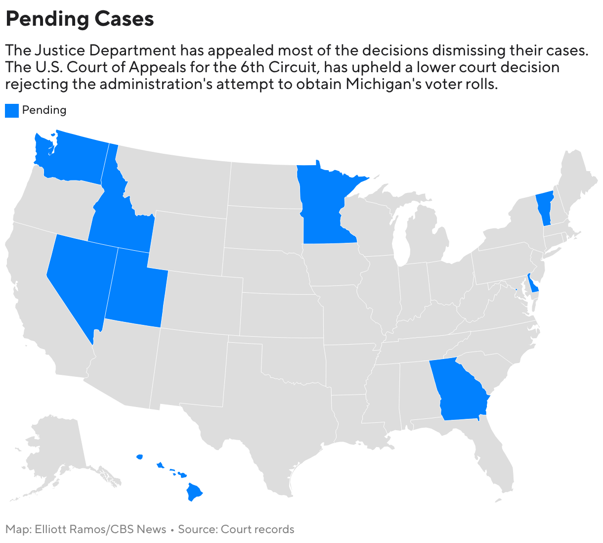 Pending Cases (Choropleth map)