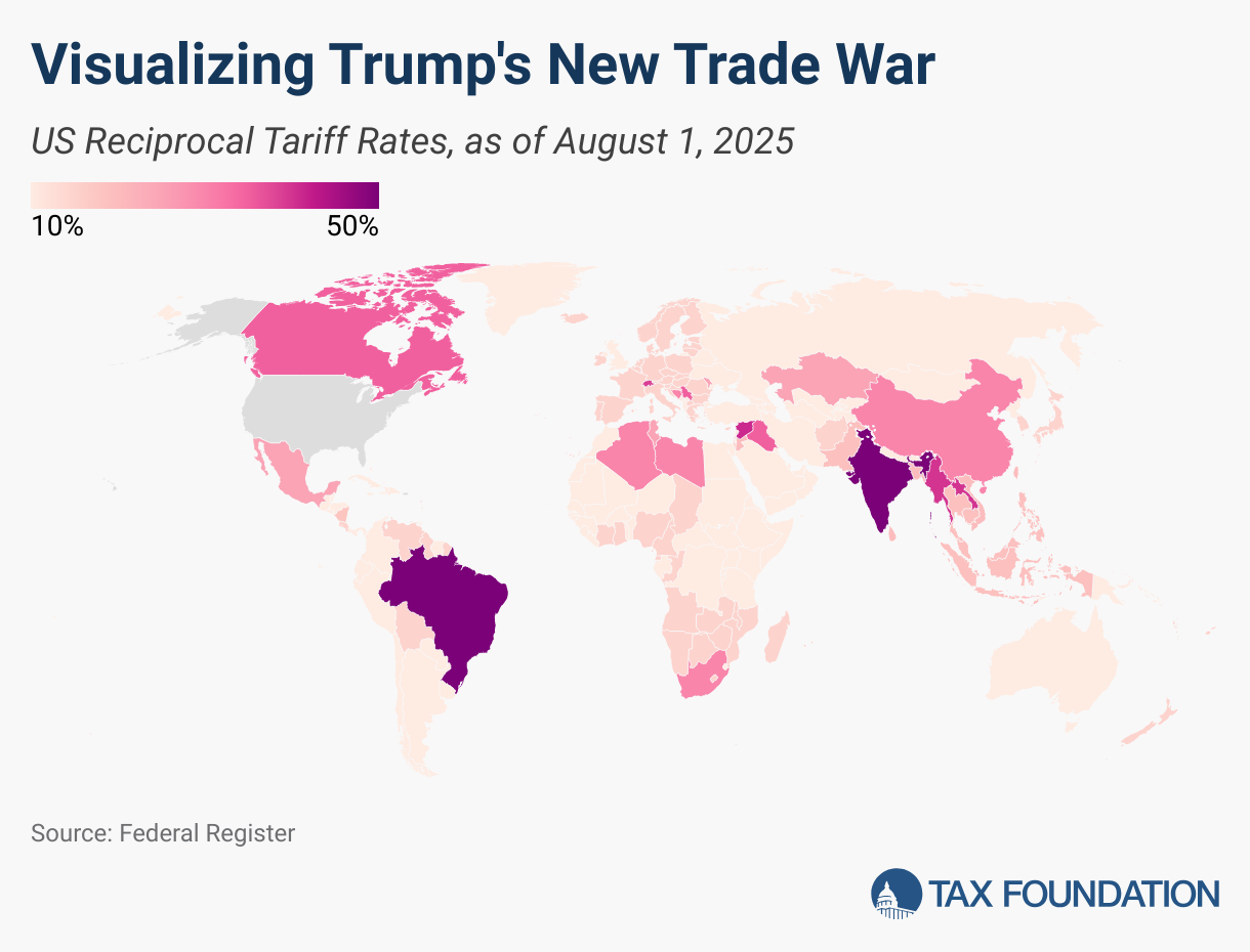Visualizing Trump's New Trade War (Choropleth map)
