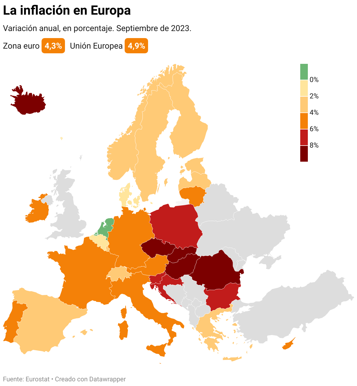 La Inflación De La Eurozona Se Modera Al 43 En Septiembre Economía 7139