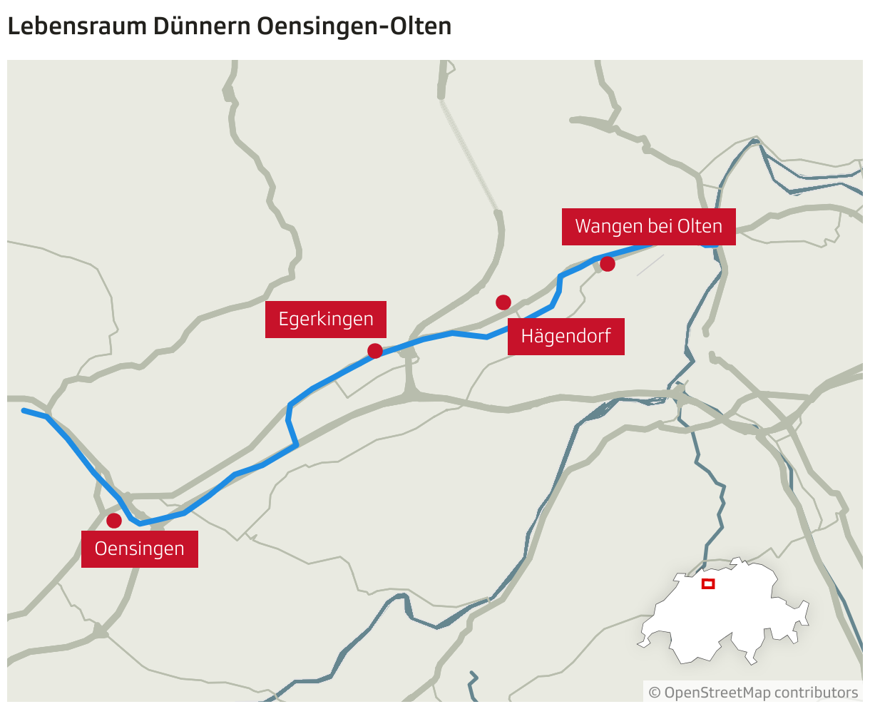 Lebensraum Dünnern Oensingen-Olten (Locator-Karte)