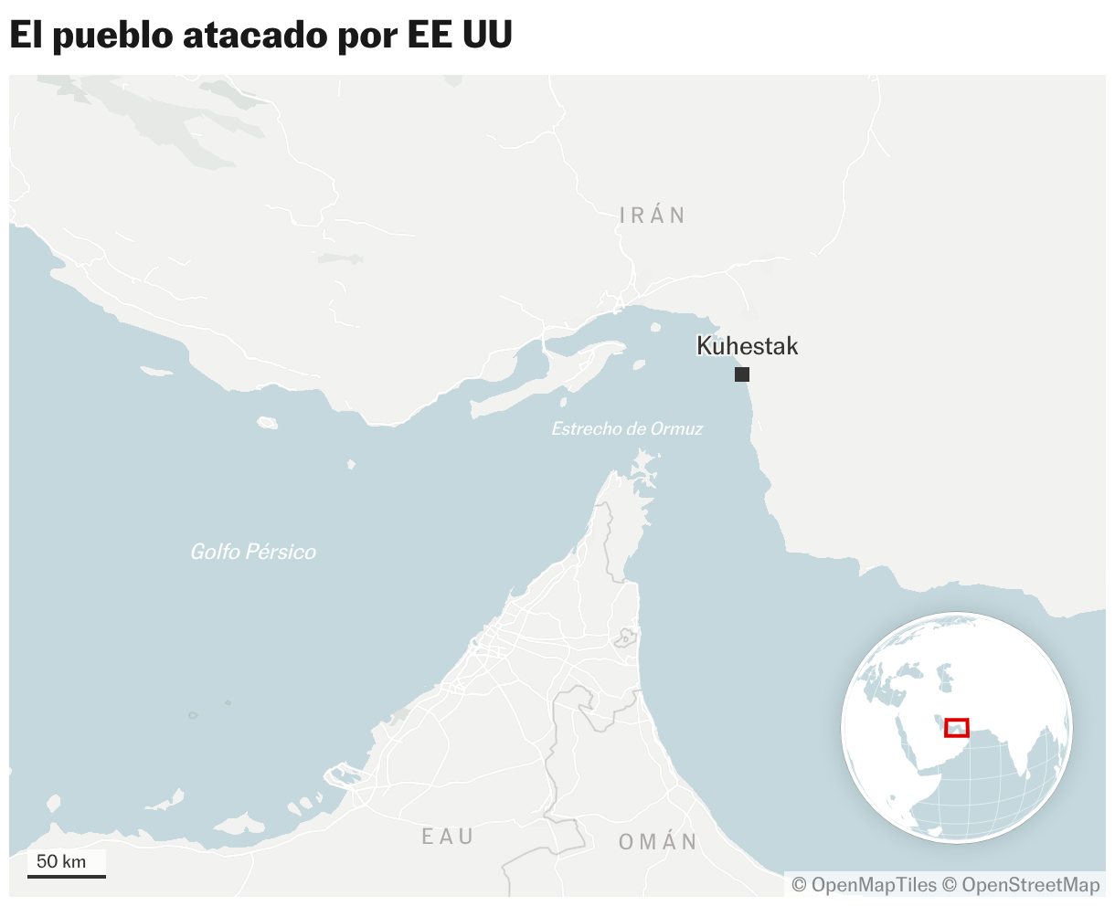 El pueblo atacado por EE UU (Mapas de ubicación)