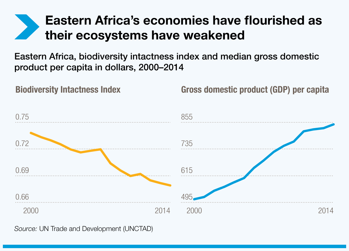 Eastern Africa’s economies have flourished as their ecosystems have weakened
