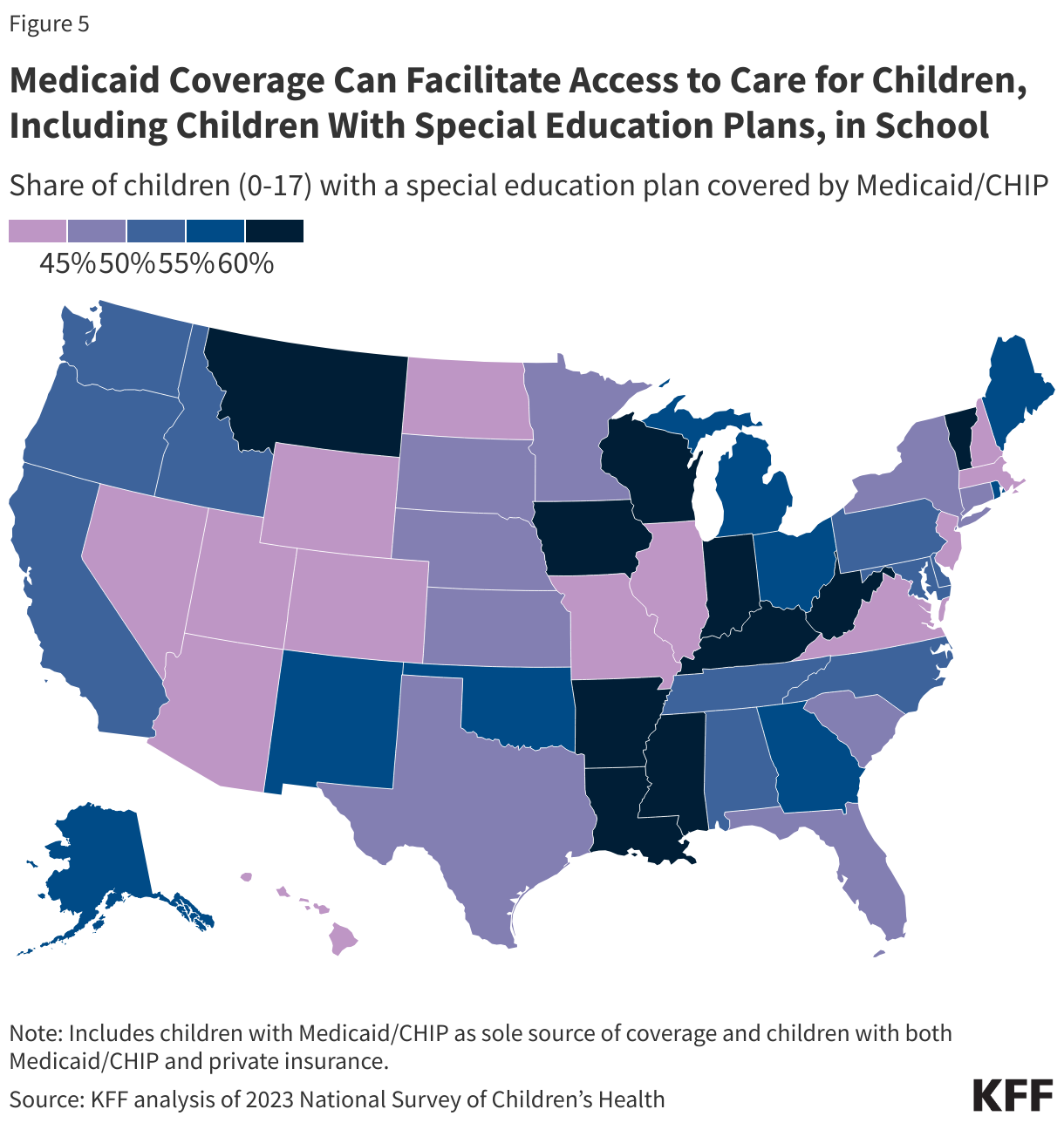 Medicaid Coverage Can Facilitate Access to Care for Children, Including Children With Special Education Plans, in School