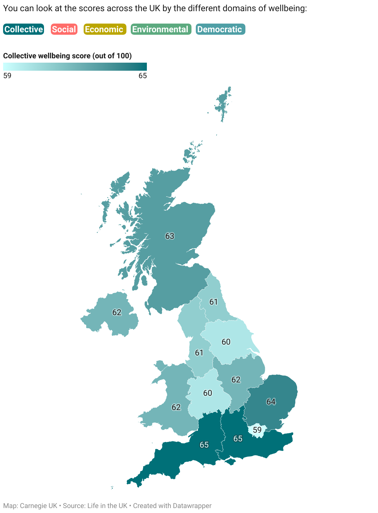 Choropleth map