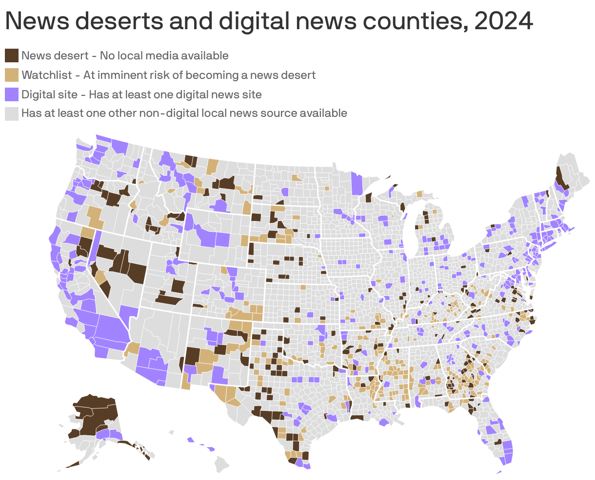 Colorado 39 s news deserts mapped - Full 