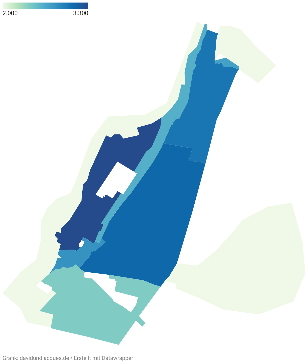 Choroplethen-Karte