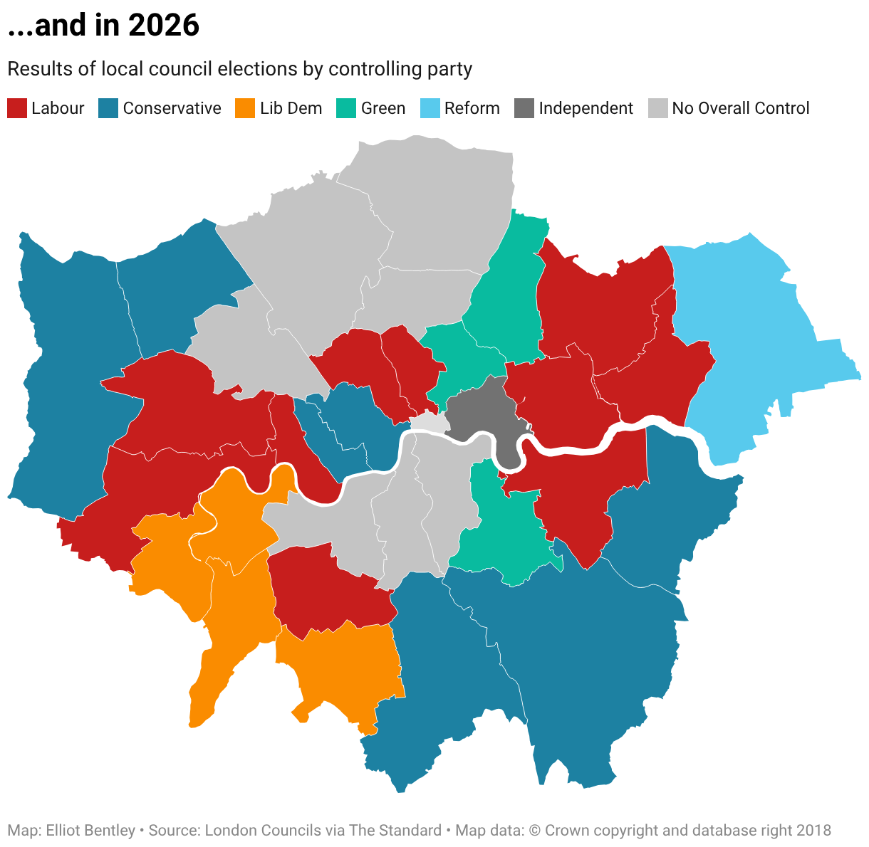 The fracturing of London’s politics | Datawrapper Blog