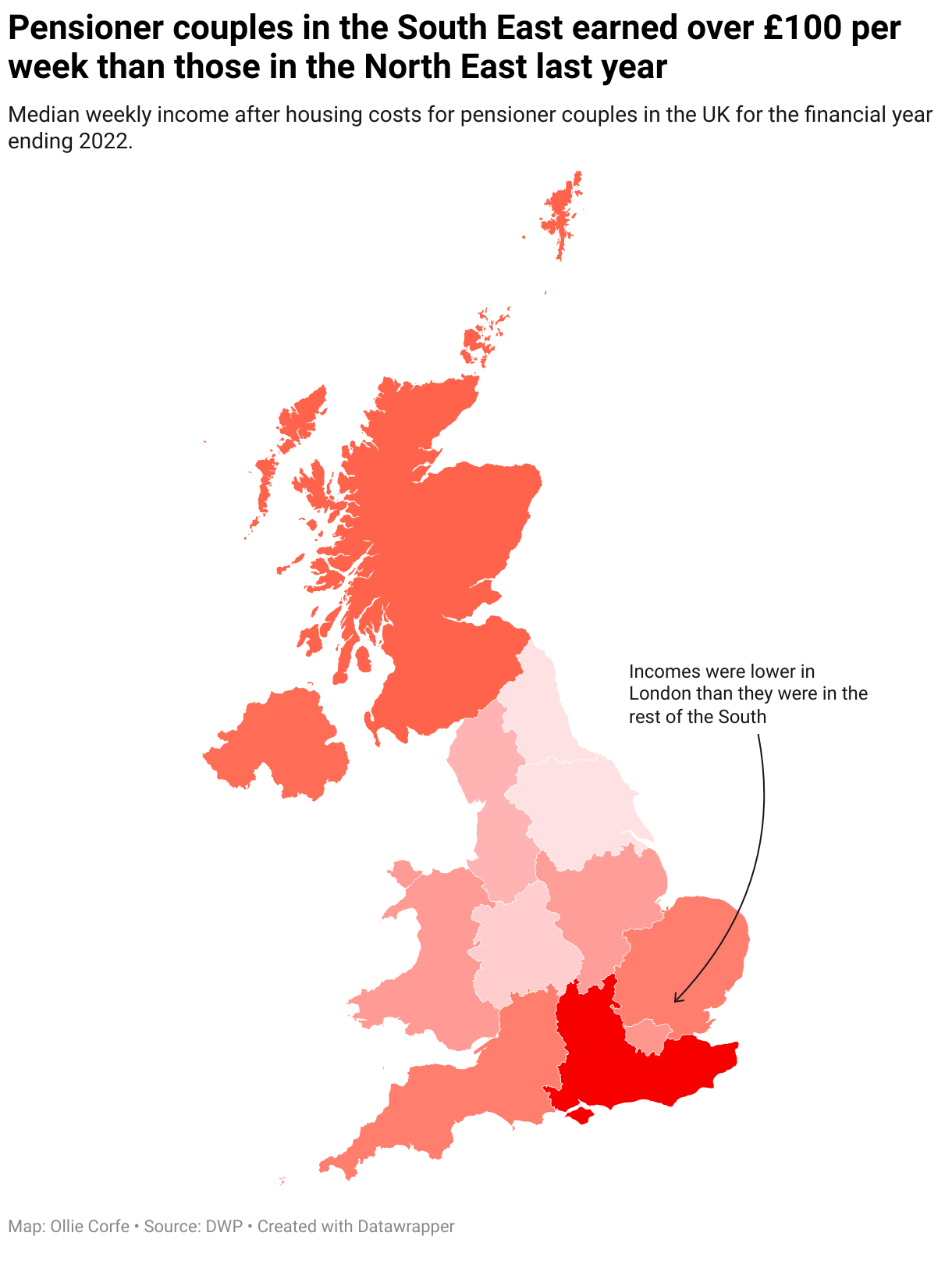 Map of weekly UK pensioner incomes.