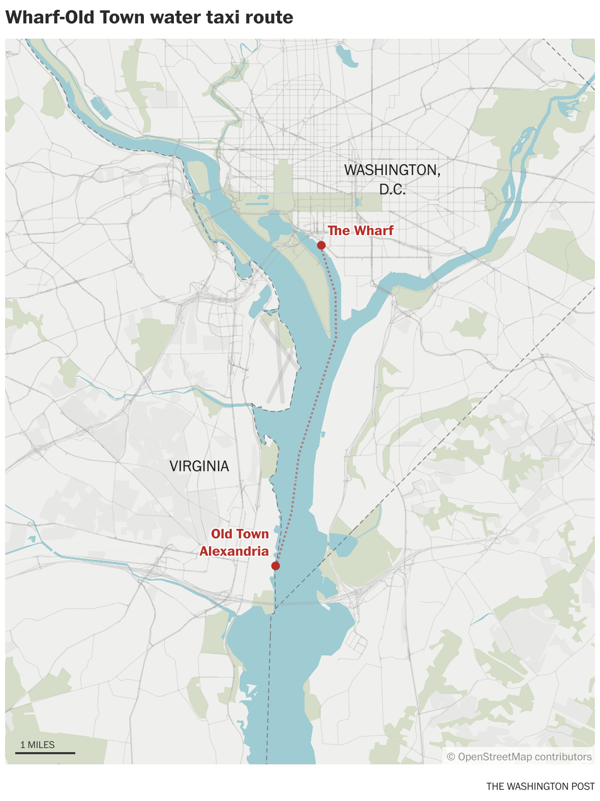 During Metro shutdown, Alexandria commuters opt for Potomac water taxi ...