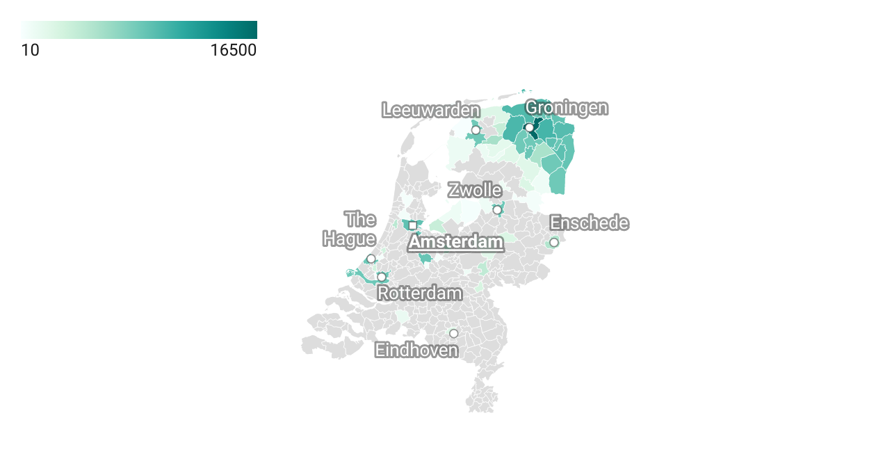 Jongeren die zijn opgegroeid in de provincie Groningen blijven vaak in het Noorden wonen