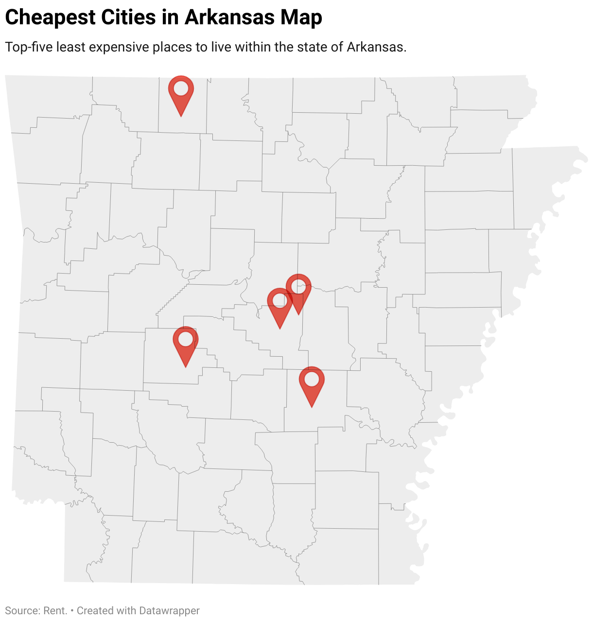 Cheapest Places to Live in Arkansas