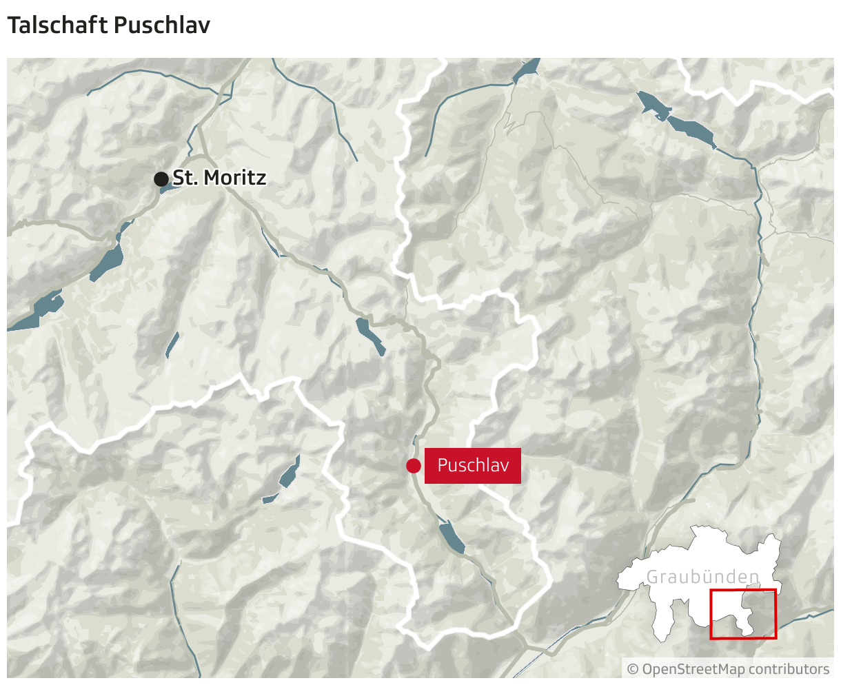 Talschaft Puschlav (Locator-Karte)