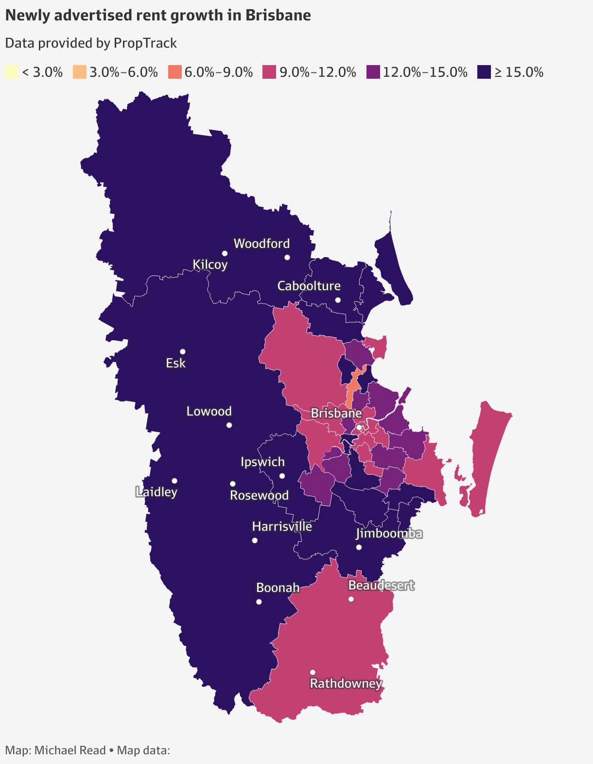 Sydney house prices: the suburbs with the biggest rent rises
