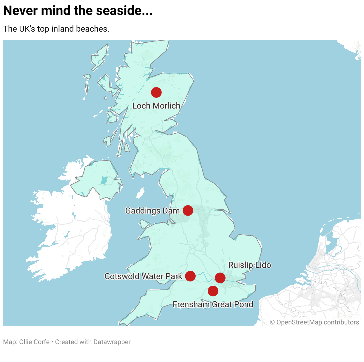 UK inland swimming spots.