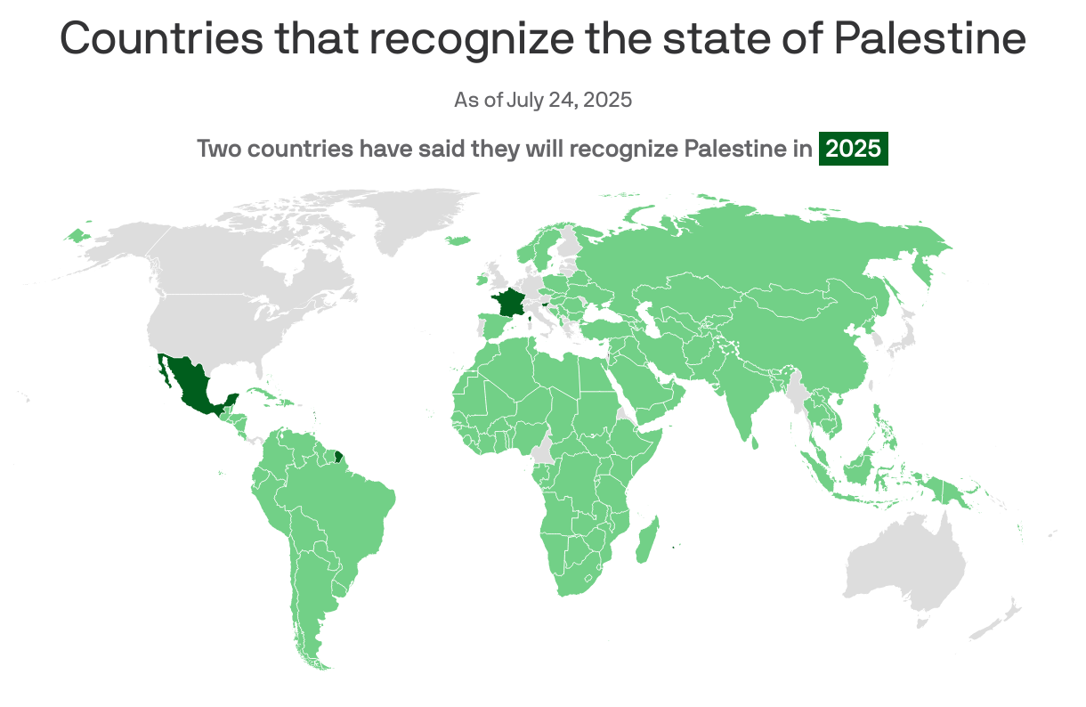 Armenia, Slovenia join list of countries that recognize Palestine state