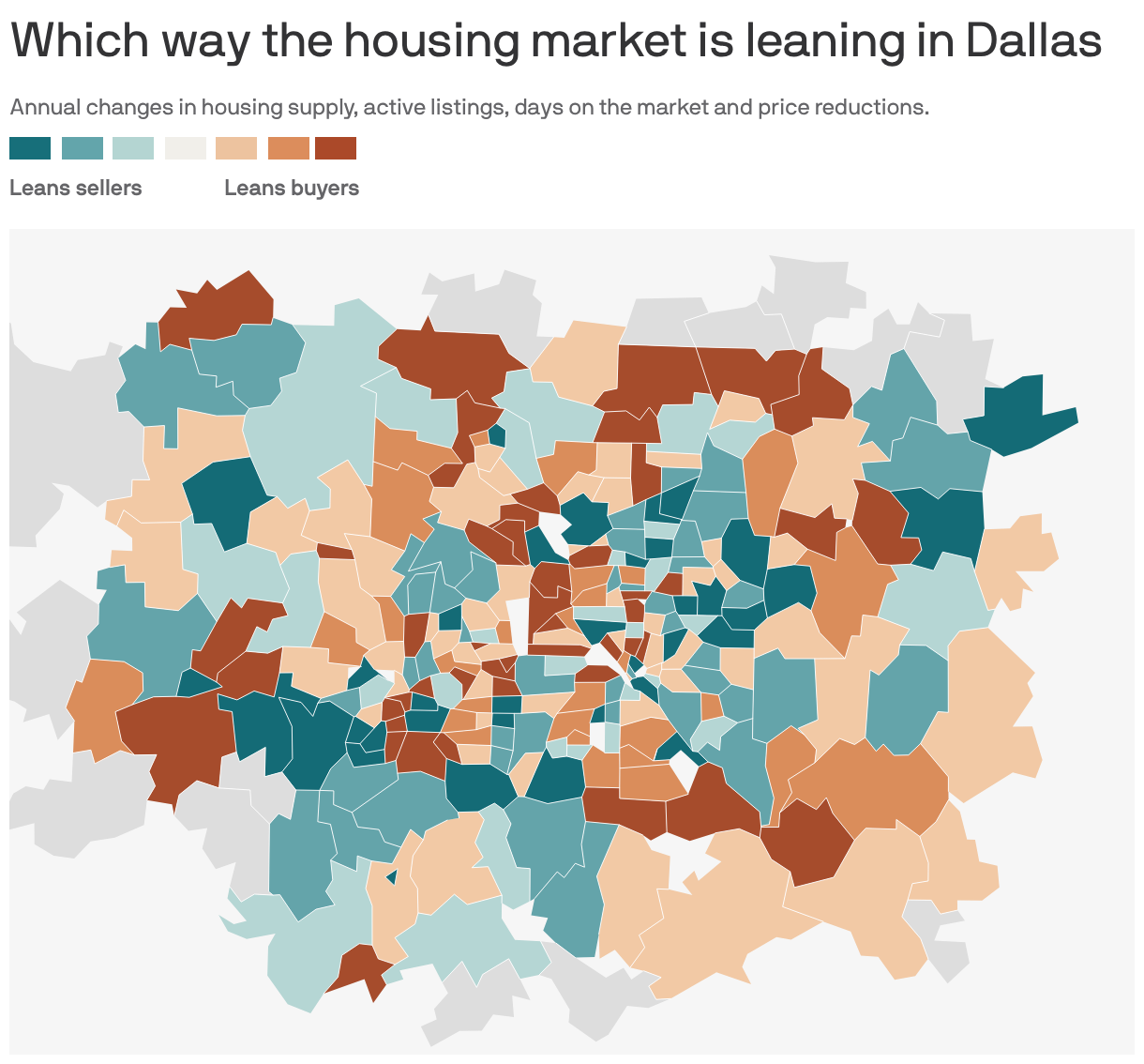 Which way the housing market is leaning in Dallas