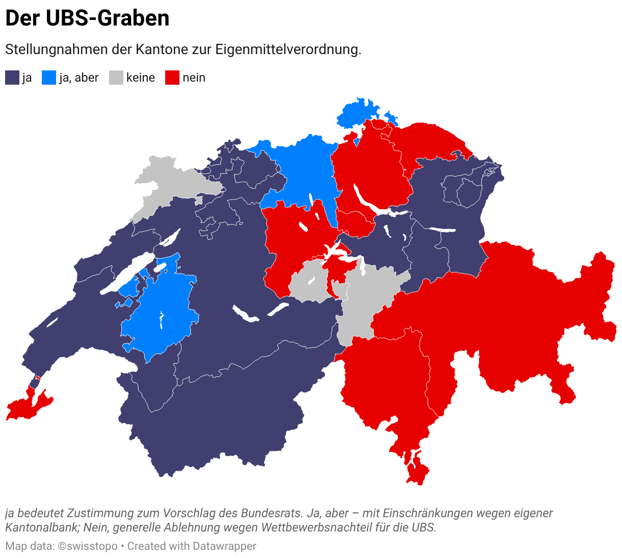 Der UBS-Graben (Choropleth map)