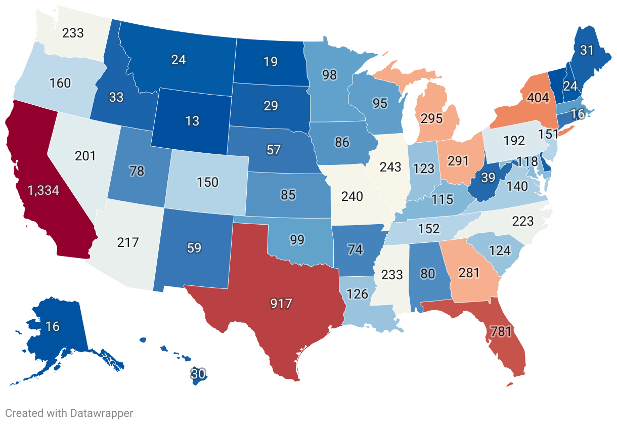 Human Trafficking Statistics by State 2024