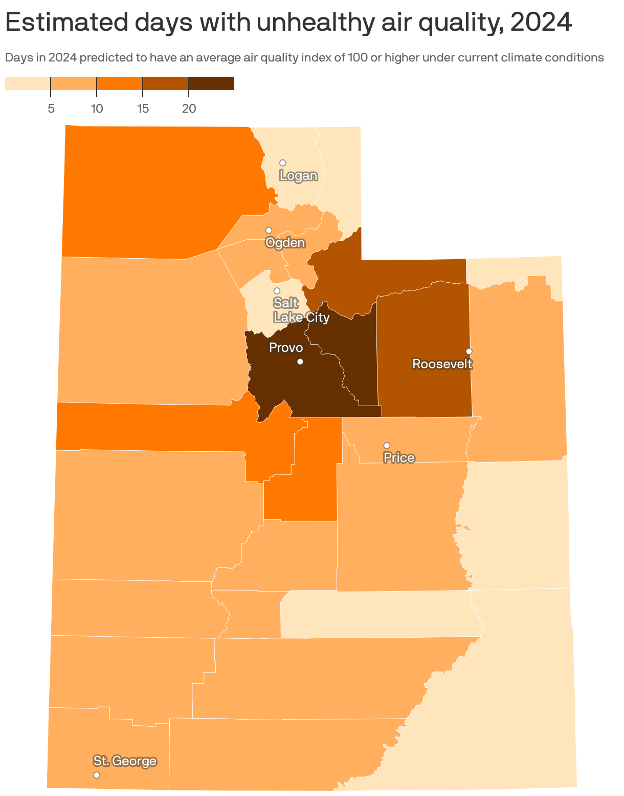 😷 Chart du jour: Worsening air quality - Axios Salt Lake City