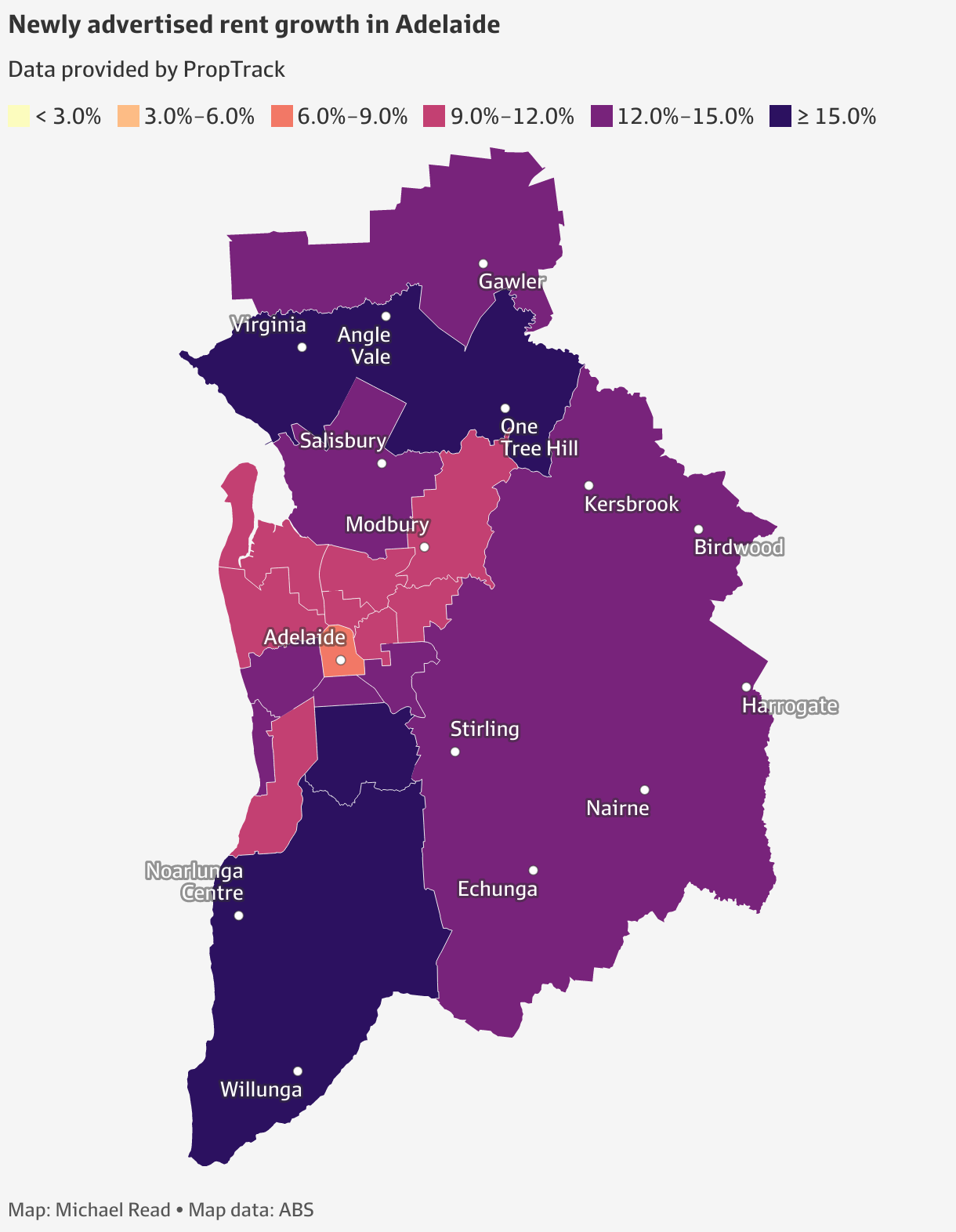 Sydney house prices the suburbs with the biggest rent rises